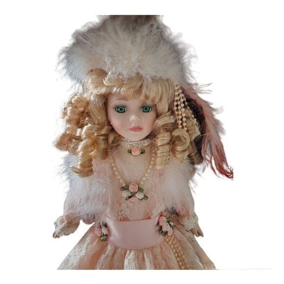 Little Ladies Porcelain Doll - Picture 2 of 6